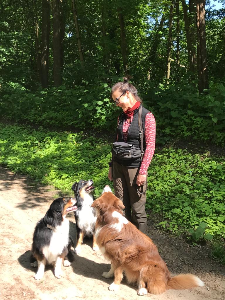 Doreen von Freude mit Hund