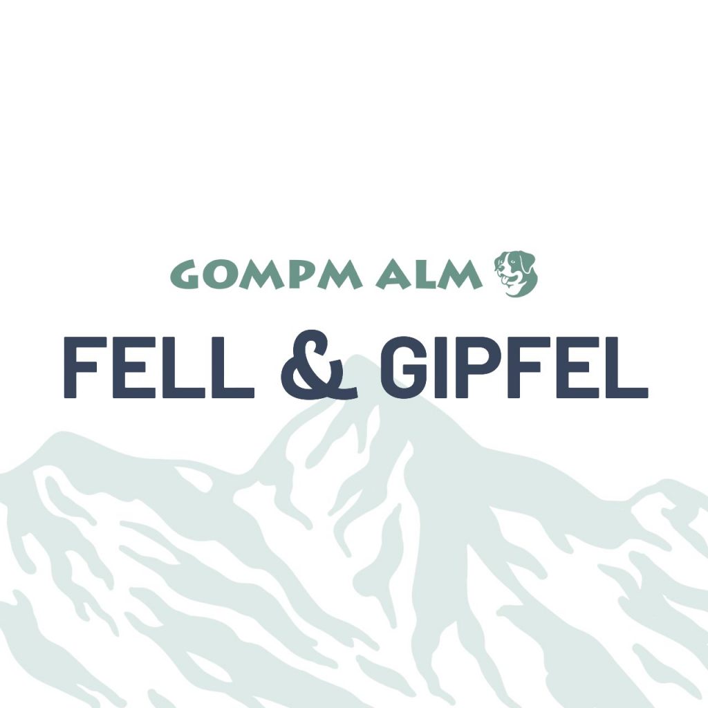 Logo des Gompm Alm-Magazins „Fell & Gipfel“
